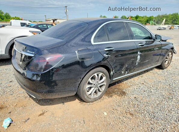 55SWF4KB9HU233000 2017 MERCEDES-BENZ C Black Задня права чверть