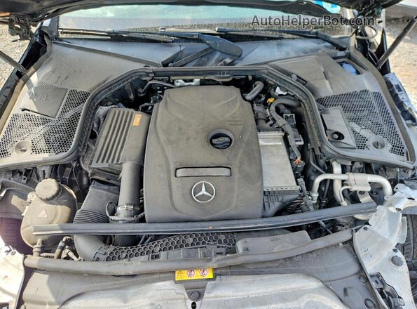 55SWF4KB9HU233000 2017 MERCEDES-BENZ C Black Вид задньої частини салону