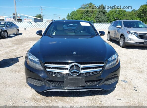55SWF4KB9JU269372 2018 MERCEDES-BENZ C-CLASS Black Vista interior trasera