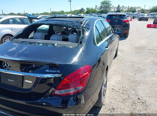 55SWF4KB9JU269372 2018 MERCEDES-BENZ C-CLASS Black Vista del cuadro de instrumentos