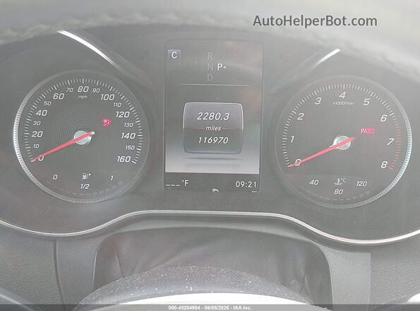 55SWF4KBXGU103676 2016 MERCEDES-BENZ C-CLASS Black Widok tylnych siedzeń