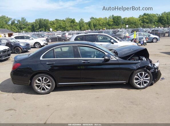 55SWF4KBXGU103676 2016 MERCEDES-BENZ C-CLASS Black Widok wnętrza 360 stopni