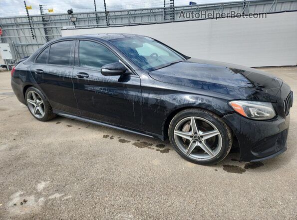 55SWF4KBXGU113317 2016 MERCEDES-BENZ C Black 