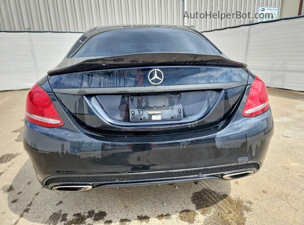 55SWF4KBXGU113317 2016 MERCEDES-BENZ C Black 