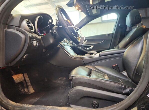 55SWF4KBXGU113317 2016 MERCEDES-BENZ C Black 
