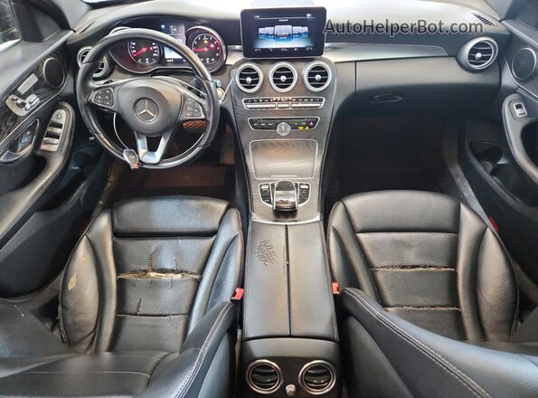 55SWF4KBXGU113317 2016 MERCEDES-BENZ C Black 