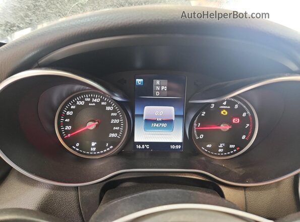 55SWF4KBXGU113317 2016 MERCEDES-BENZ C Black 