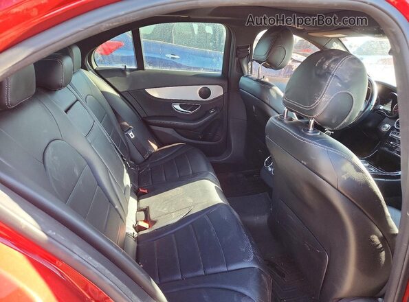 55SWF4KBXGU130036 2016 MERCEDES-BENZ C Red 
