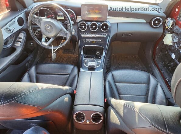 55SWF4KBXGU130036 2016 MERCEDES-BENZ C Red 