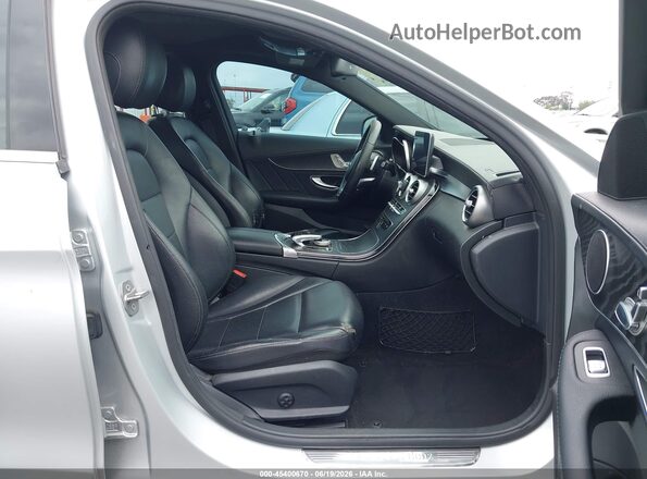 55SWF4KBXGU172111 2016 MERCEDES-BENZ C-CLASS Silver Vista interior delantera