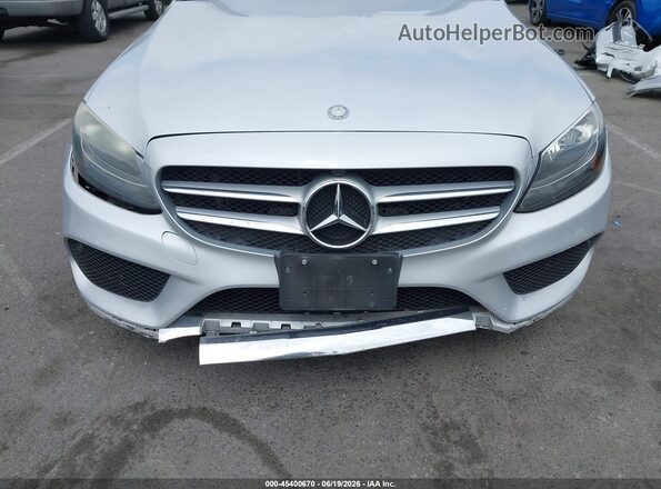 55SWF4KBXGU172111 2016 MERCEDES-BENZ C-CLASS Silver Vista frontal