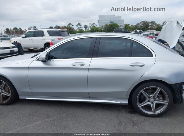 55SWF4KBXGU172111 2016 MERCEDES-BENZ C-CLASS Silver 