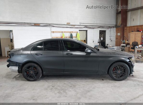 55SWF4KBXGU172948 2016 MERCEDES-BENZ C-CLASS Black უკანა სალონის ხედი