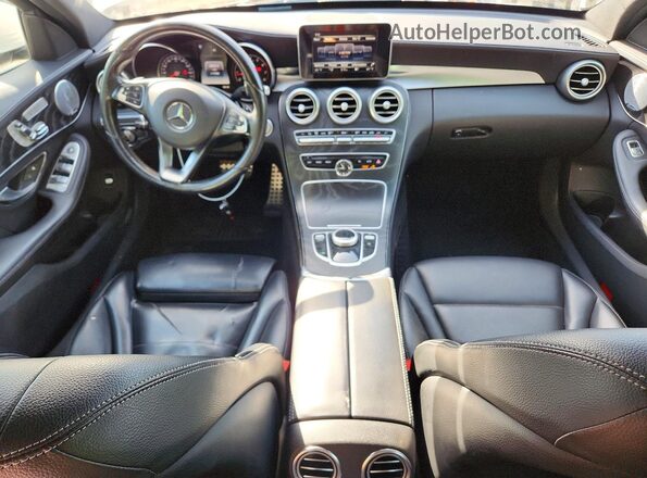 55SWF4KBXHU183465 2017 MERCEDES-BENZ C White 