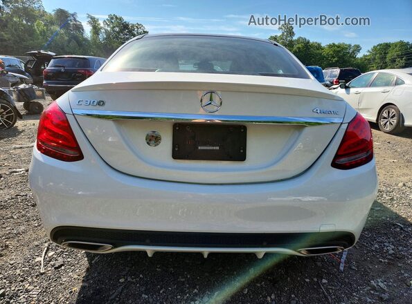 55SWF4KBXHU183465 2017 MERCEDES-BENZ C White 