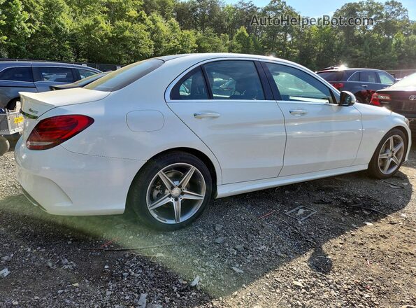55SWF4KBXHU183465 2017 MERCEDES-BENZ C White 