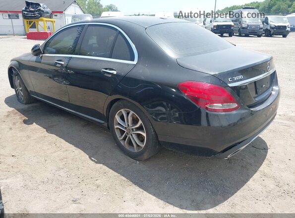 55SWF4KBXJU246988 2018 MERCEDES-BENZ C-CLASS Черный Задняя левая четверть