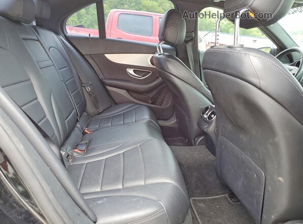 55SWF4KBXJU252824 2018 MERCEDES-BENZ C Черный Вид задних сидений