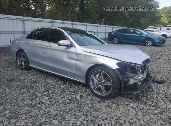55SWF4KBXJU257098 2018 MERCEDES-BENZ C Silver Առջևի աջ