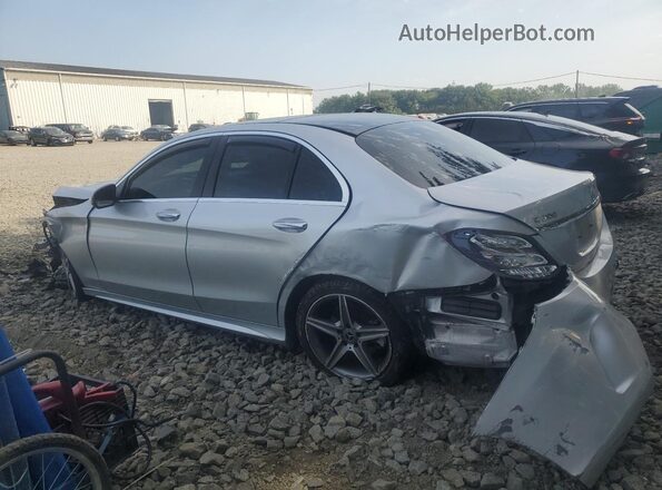 55SWF4KBXJU257098 2018 MERCEDES-BENZ C Silver Հետևի ձախ