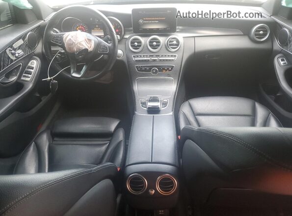 55SWF4KBXJU257098 2018 MERCEDES-BENZ C Silver Առջևի վահանակի տեսք