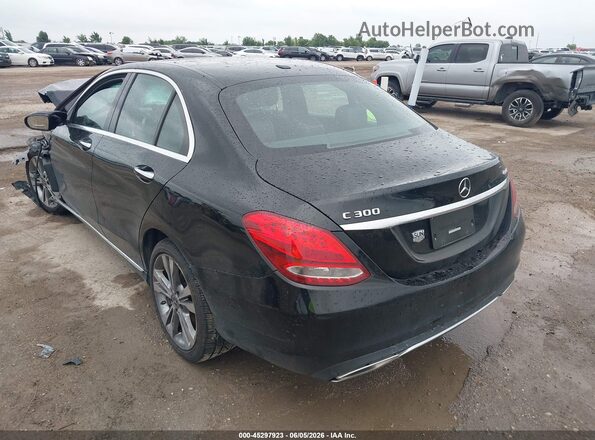 55SWF4KBXJU275438 2018 MERCEDES-BENZ C-CLASS Black Trasero izquierdo