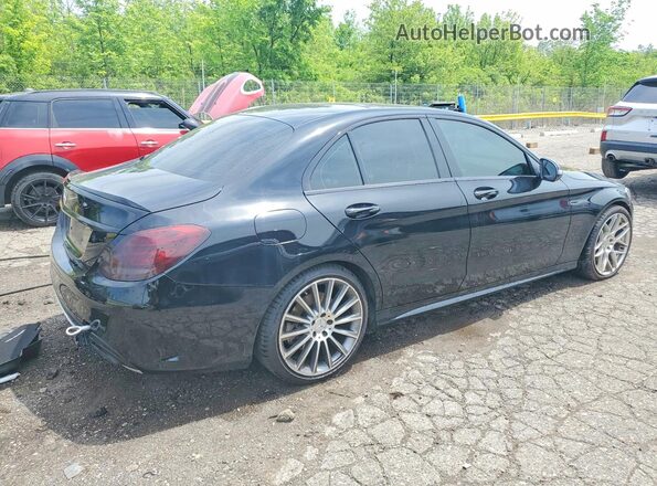 55SWF6EB0HU195325 2017 MERCEDES-BENZ C Black Rear right
