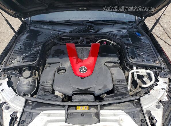 55SWF6EB0HU195325 2017 MERCEDES-BENZ C Black Rear interior view