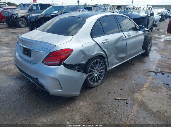 55SWF6EB0HU199455 2017 MERCEDES-BENZ AMG C 43 Gray Rear right