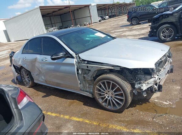 55SWF6EB0HU199455 2017 MERCEDES-BENZ AMG C 43 Gray Rear interior view