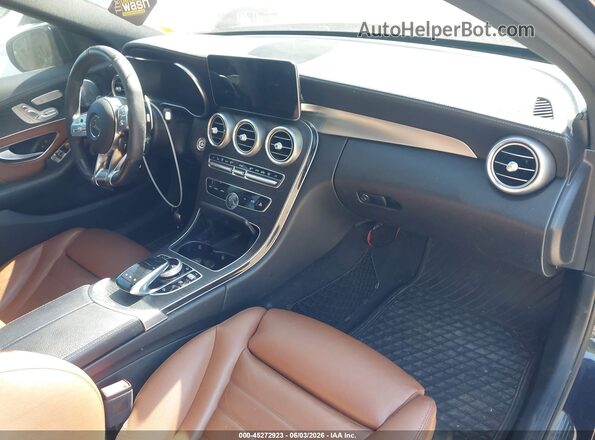 55SWF6EB0LU330943 2020 MERCEDES-BENZ AMG C 43 Blue Вид салону спереду