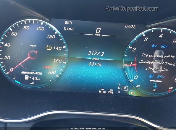 55SWF6EB0LU330943 2020 MERCEDES-BENZ AMG C 43 Blue Вид задніх сидінь