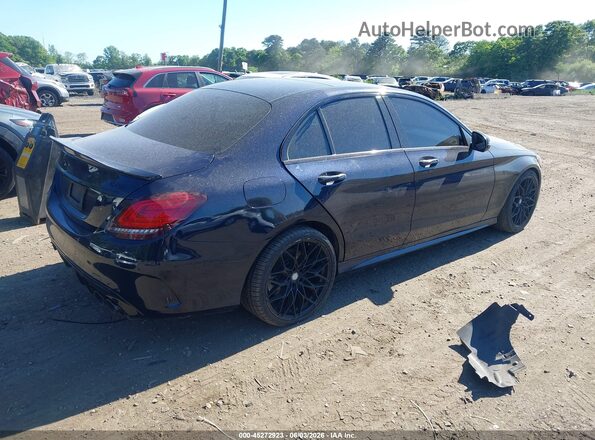 55SWF6EB0LU330943 2020 MERCEDES-BENZ AMG C 43 Blue Задня права чверть