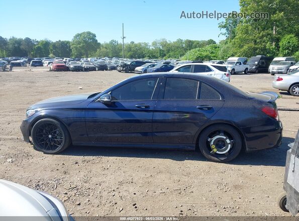 55SWF6EB0LU330943 2020 MERCEDES-BENZ AMG C 43 Blue Панорамний вид салону 360°