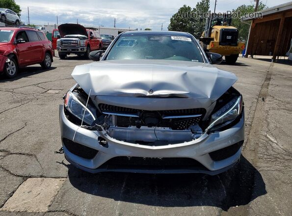 55SWF6EB1GU143975 2016 MERCEDES-BENZ C Gray Vista frontal
