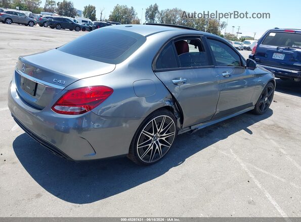 55SWF6EB1JU266683 2018 MERCEDES-BENZ AMG C 43 Gray 
