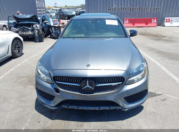 55SWF6EB1JU266683 2018 MERCEDES-BENZ AMG C 43 Gray 