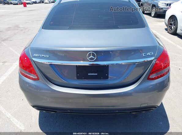 55SWF6EB1JU266683 2018 MERCEDES-BENZ AMG C 43 Gray 