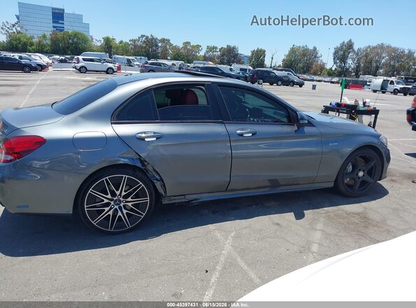 55SWF6EB1JU266683 2018 MERCEDES-BENZ AMG C 43 Gray 