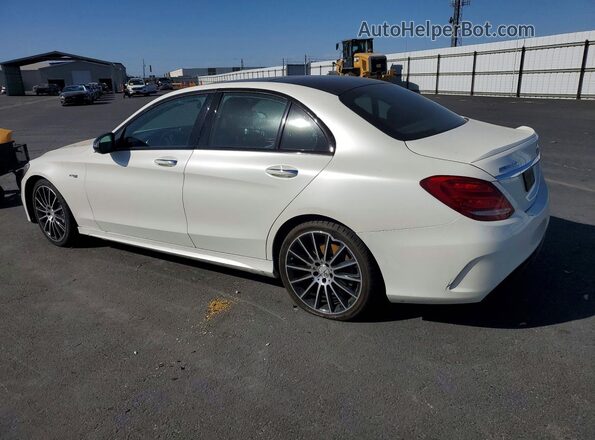 55SWF6EB2HU192653 2017 MERCEDES-BENZ C White Հետևի ձախ