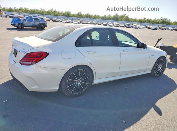 55SWF6EB2HU192653 2017 MERCEDES-BENZ C White Հետևի աջ