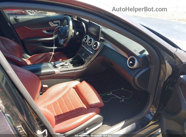55SWF6EB2HU214280 2017 MERCEDES-BENZ AMG C 43 Purple Front interior view