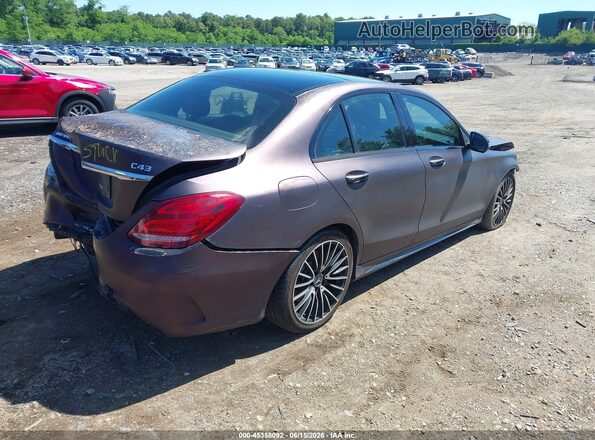 55SWF6EB2HU214280 2017 MERCEDES-BENZ AMG C 43 Purple Rear right