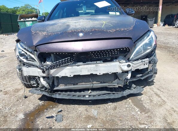 55SWF6EB2HU214280 2017 MERCEDES-BENZ AMG C 43 Purple Front view