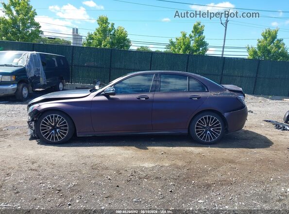 55SWF6EB2HU214280 2017 MERCEDES-BENZ AMG C 43 Purple 
