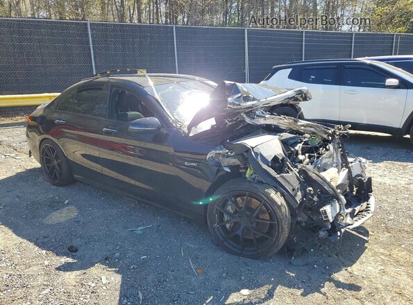 55SWF6EB2LU331818 2020 MERCEDES-BENZ C Black წინა მარჯვენა