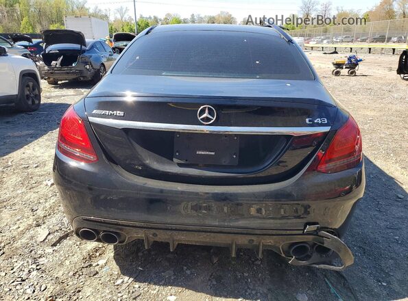 55SWF6EB2LU331818 2020 MERCEDES-BENZ C Black უკანა ხედი