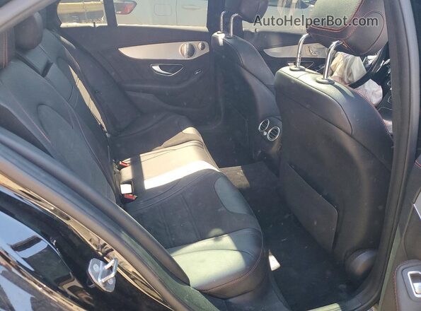 55SWF6EB2LU331818 2020 MERCEDES-BENZ C Black უკანა სავარძლების ხედი