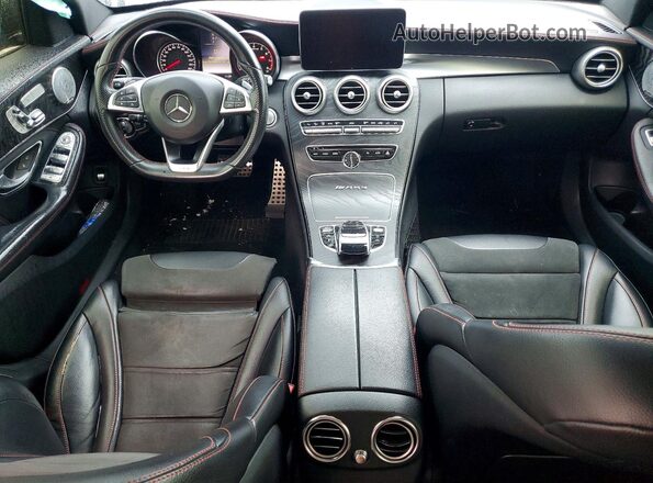 55SWF6EB3HU201652 2017 MERCEDES-BENZ C Black 
