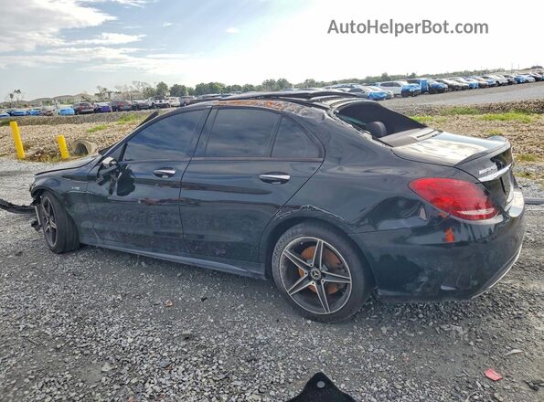 55SWF6EB3JU243356 2018 MERCEDES-BENZ C Black Задня ліва чверть